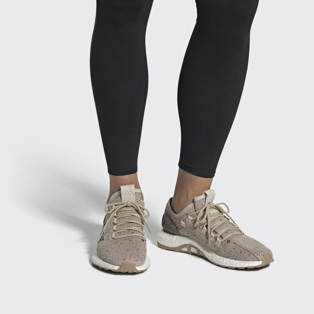 Adidas Pureboost Tenis Para Correr Beige Para Hombre (MX-50069)